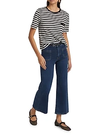 Le Slim Palazzo High-Rise Jeans
