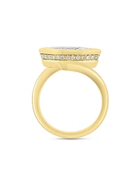 14K Yellow Gold & 2.19 TCW Lab-Grown Diamond Wraparound Ring