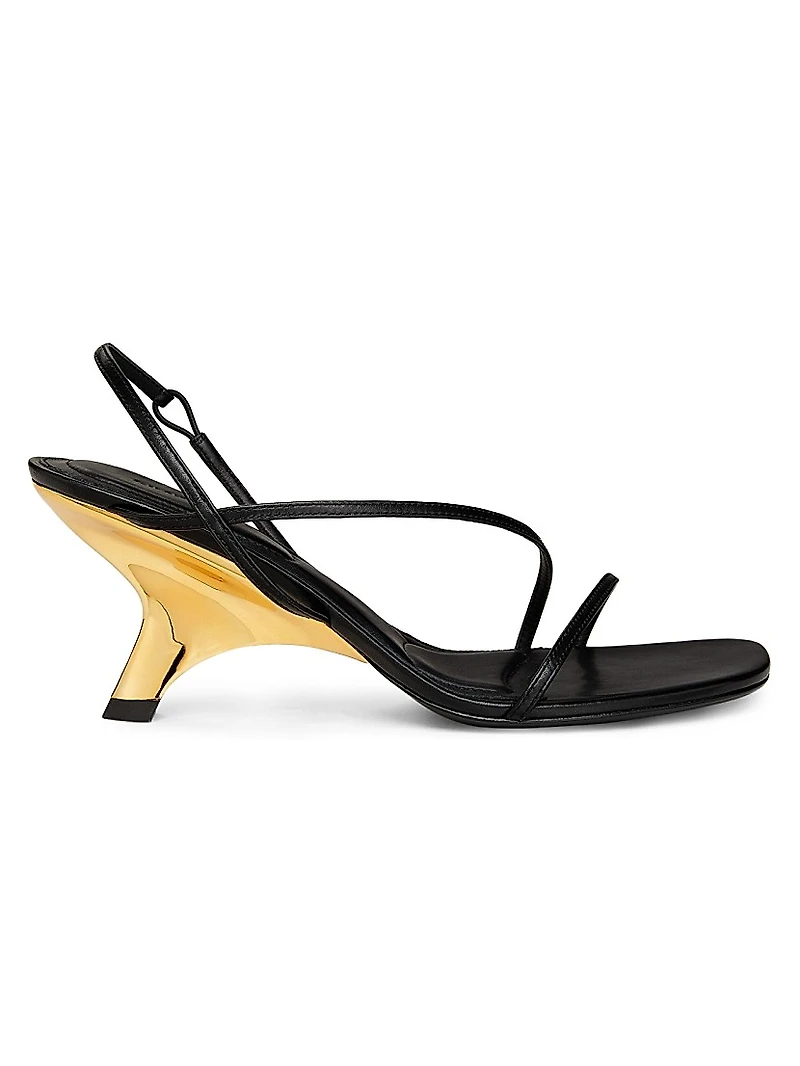 Shadow 75MM Leather Slingback Sandals