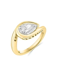 14K Yellow Gold & 2.00 TCW Pear-Cut Lab-Grown Diamond Solitaire Ring