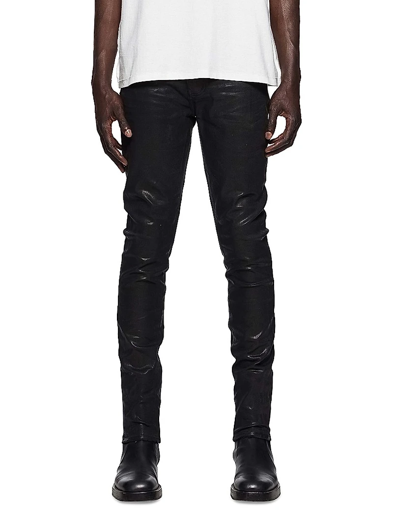 Skinny Coated Pants