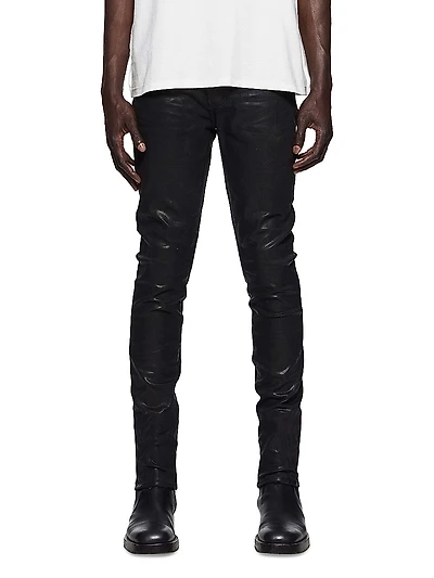 Skinny Coated Pants