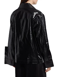 Lacquered Linen Sport Jacket