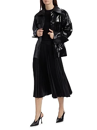 Lacquered Linen Sport Jacket