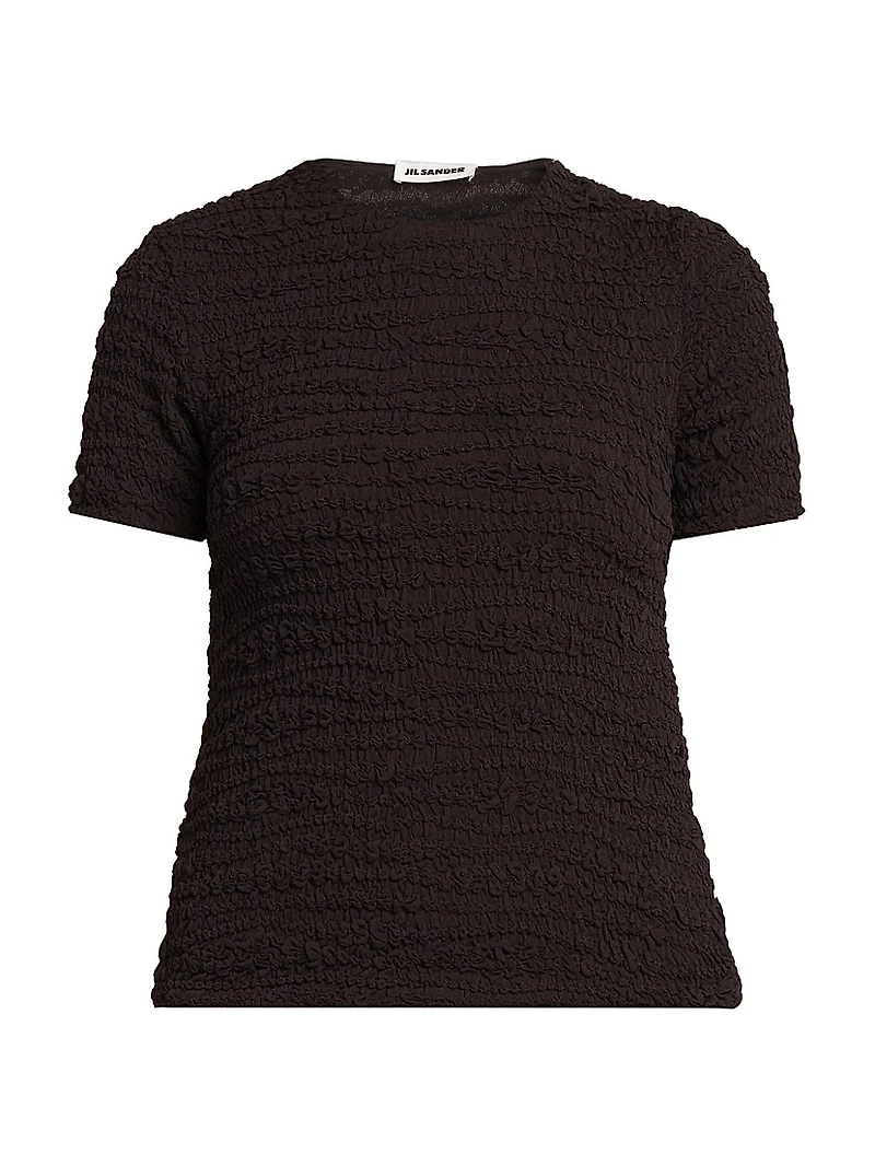 Textured Knit T-Shirt