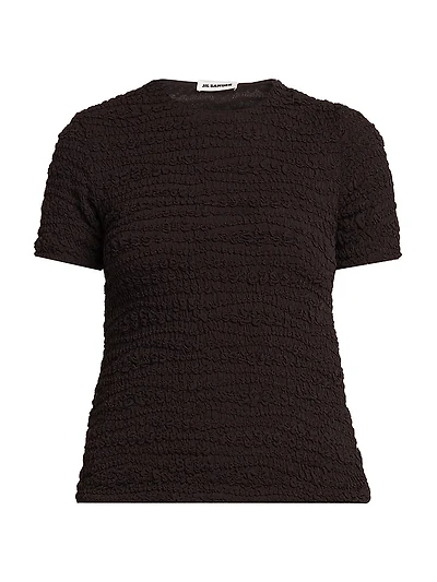 Textured Knit T-Shirt