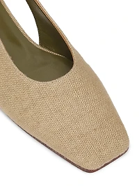 Augusta Fabric Slingback Flats