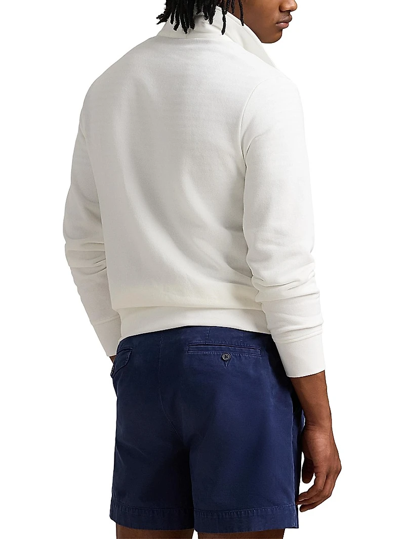 The RL Fleece Logo Collared Sweatshirt