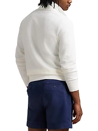 The RL Fleece Logo Collared Sweatshirt