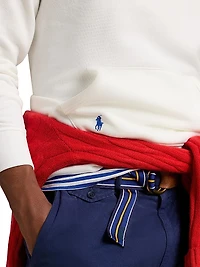 The RL Fleece Logo Collared Sweatshirt