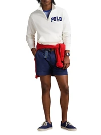 The RL Fleece Logo Collared Sweatshirt