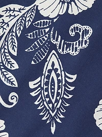 Classic-Fit Hibiscus Mesh Polo Shirt