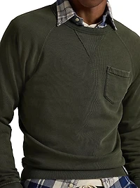 Garment-Dyed Fleece Sweatshirt