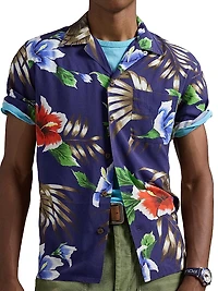 Classic Fit Tropical Camp Shirt