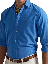 Classic-Fit Garment-Dyed Oxford Shirt