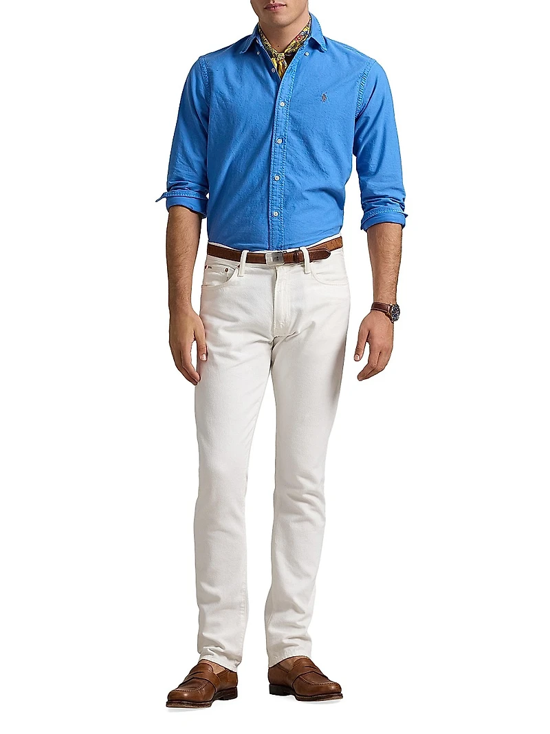 Classic-Fit Garment-Dyed Oxford Shirt