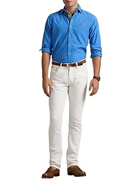 Classic-Fit Garment-Dyed Oxford Shirt