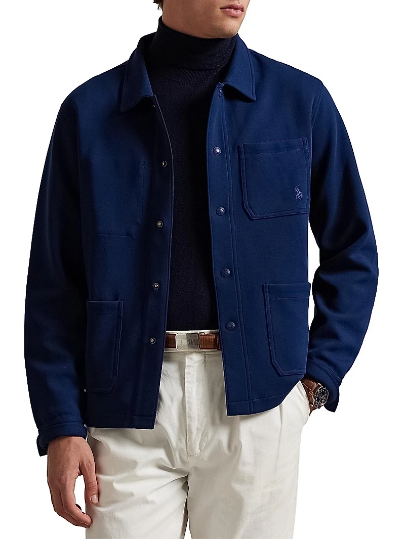 Double-Knit Overshirt