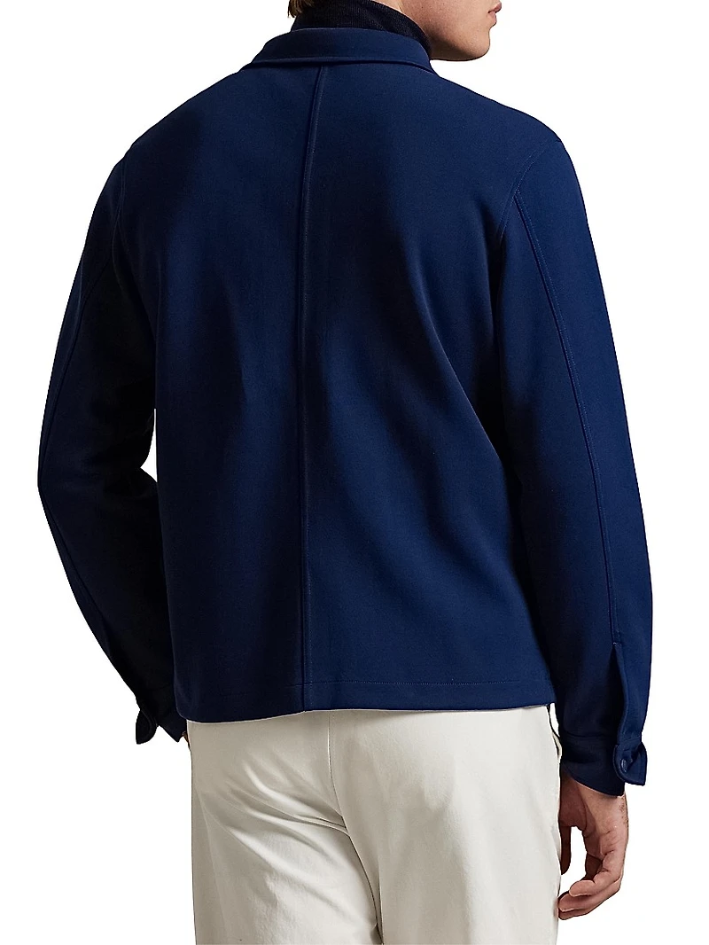 Double-Knit Overshirt