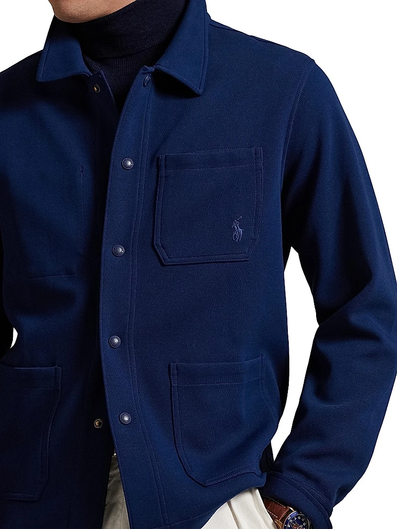 Double-Knit Overshirt