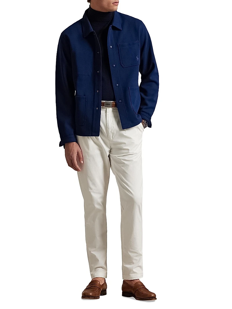 Double-Knit Overshirt