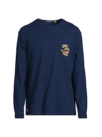 Classic-Fit Embroidered Jersey T-Shirt