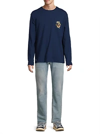 Classic-Fit Embroidered Jersey T-Shirt