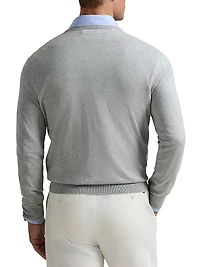Cotton V-Neck Sweater