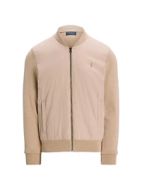 Hybrid Wool Full-Zip Sweater