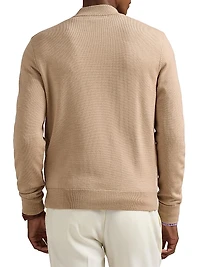 Hybrid Wool Full-Zip Sweater