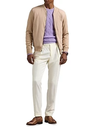 Hybrid Wool Full-Zip Sweater