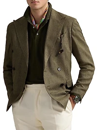 Classic-Fit Sueded Jersey Polo Shirt