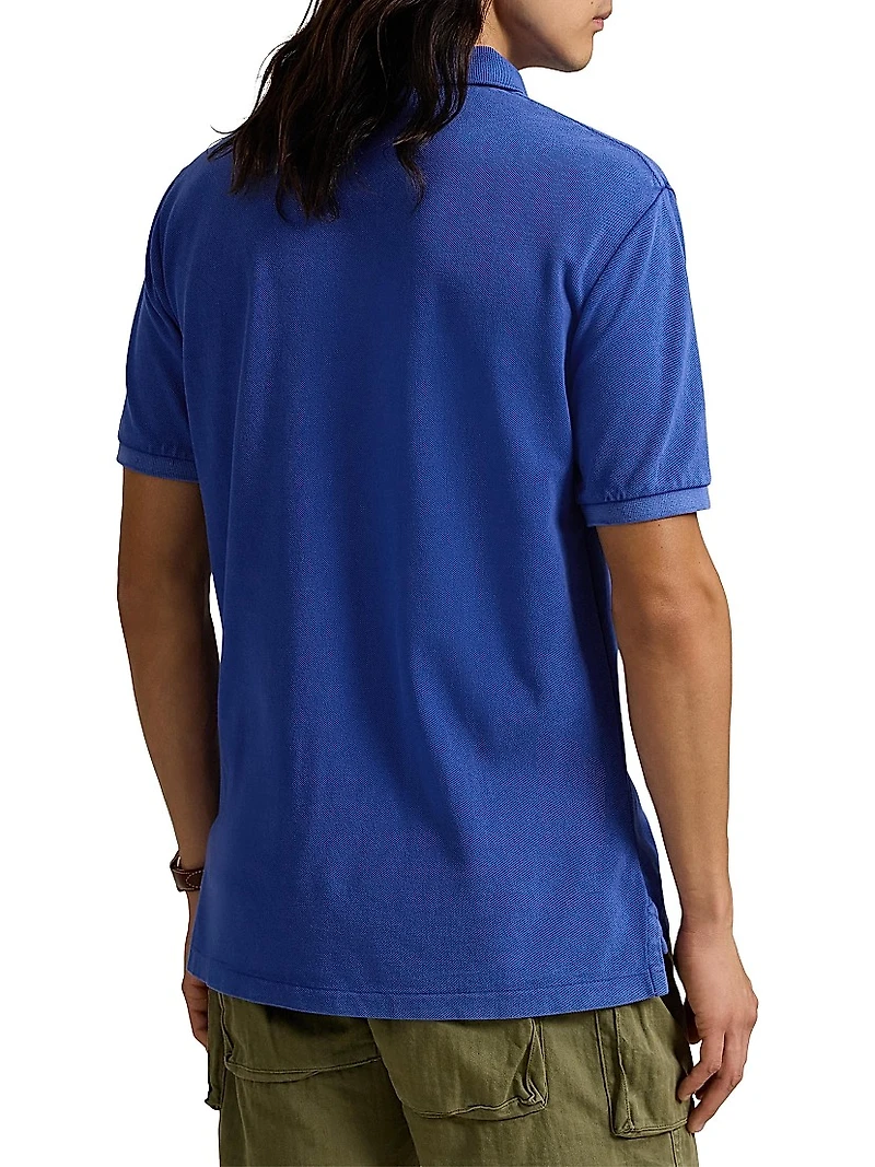 Classic Fit Polo Bear Mesh Polo Shirt