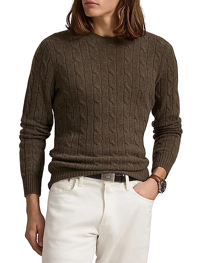 The Iconic Cable-Knit Cashmere Sweater