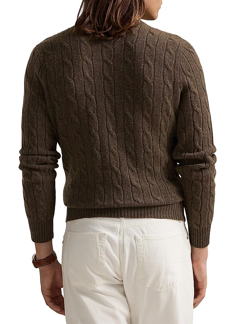 The Iconic Cable-Knit Cashmere Sweater