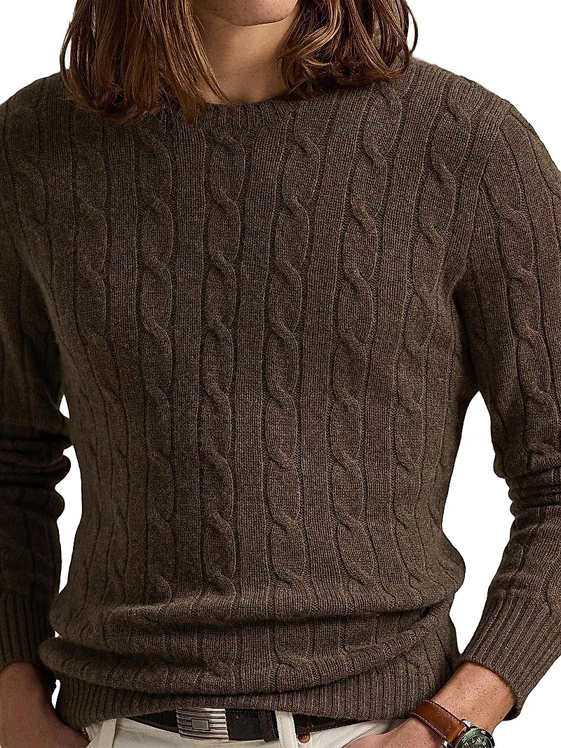The Iconic Cable-Knit Cashmere Sweater
