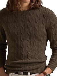 The Iconic Cable-Knit Cashmere Sweater
