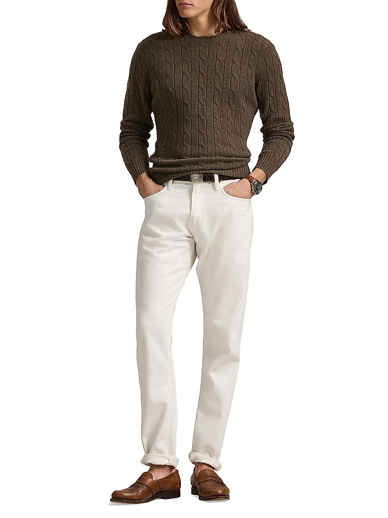 The Iconic Cable-Knit Cashmere Sweater