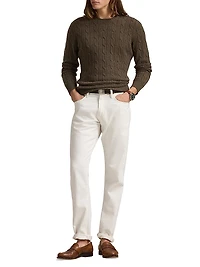 The Iconic Cable-Knit Cashmere Sweater