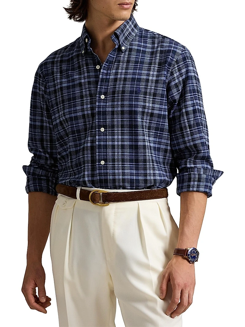Plaid Performance Twill Shirt