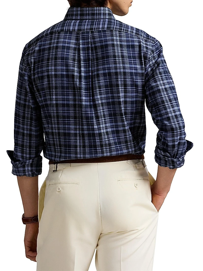 Plaid Performance Twill Shirt