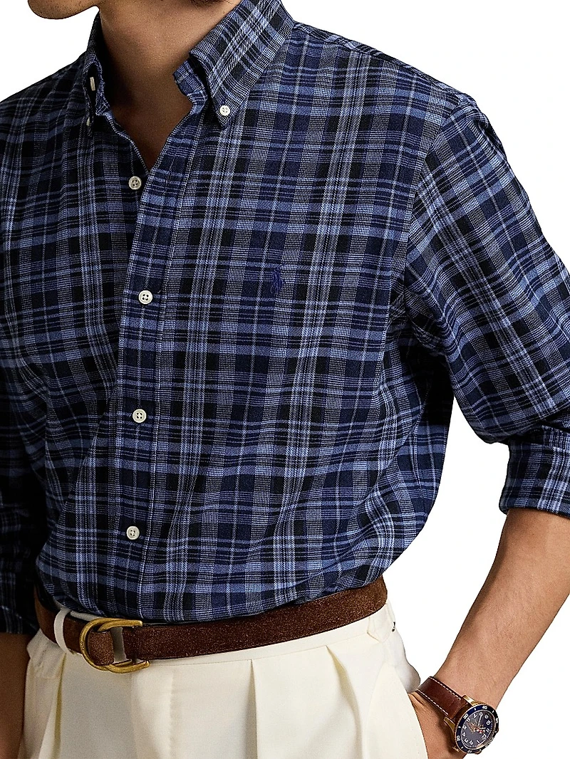 Plaid Performance Twill Shirt