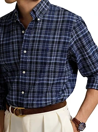 Plaid Performance Twill Shirt