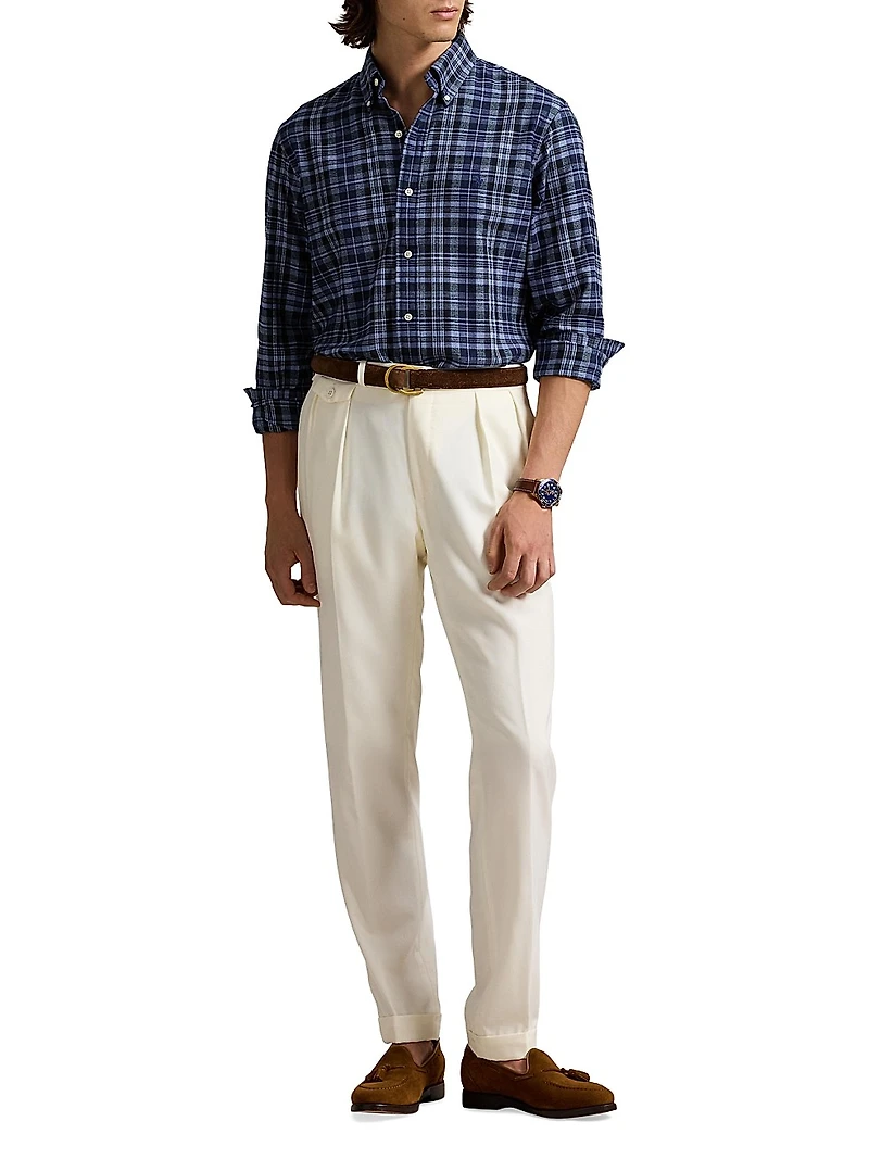 Plaid Performance Twill Shirt