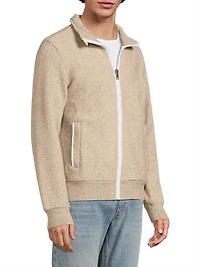 Performance Wool-Blend-Fleece Jacket