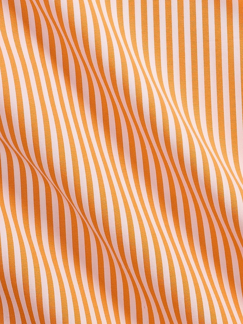 Classic Fit Striped Poplin Shirt