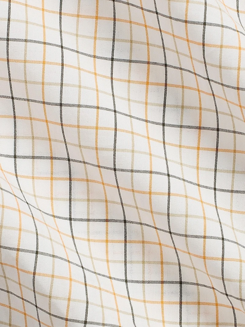 Windowpane Checked Poplin Classic-Fit Shirt
