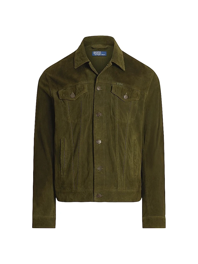 Suede Trucker Jacket