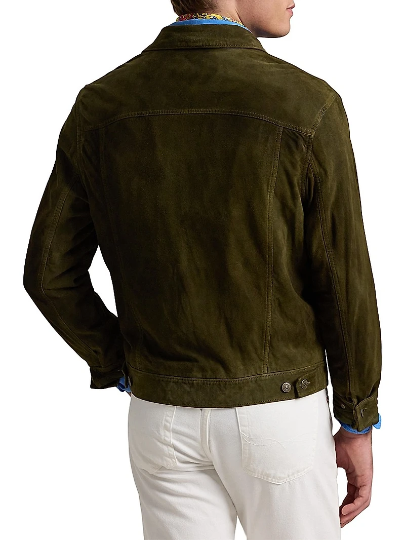 Suede Trucker Jacket