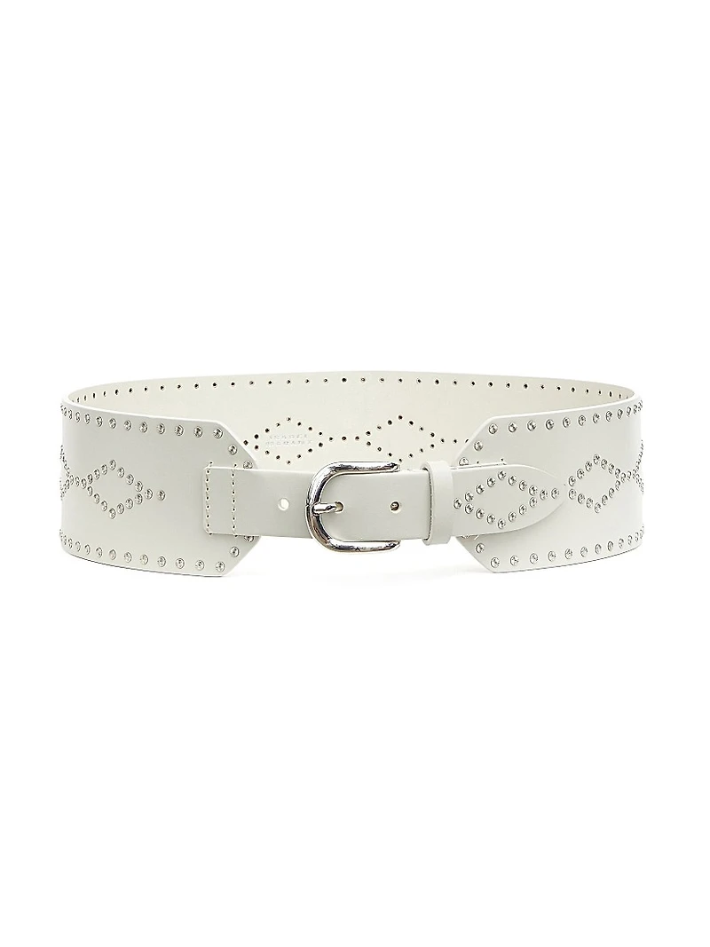 Lucie Studded Leather Belt